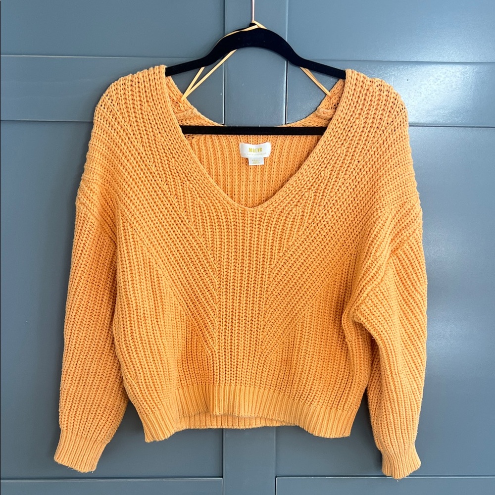Maeve by Anthropology Vibrant V-Neck Sweater